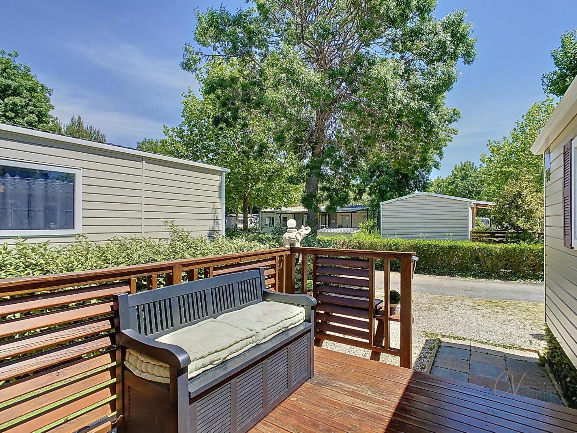Mobil-Home Ja 68 A Vias - La Carabasse - Camping Siblu Avec Piscine Exterior photo